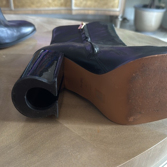 Coach black bootie C Heel - Picture 2 of 2